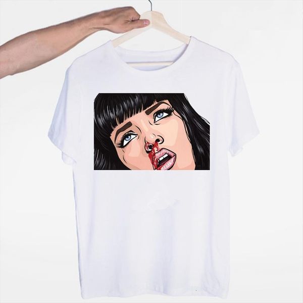 pulp fiction travolta samuel jackson men o neck short sleeves summer casual fashion women, White;black
pulp fiction travolta samuel jackson men o neck short sleeves summer casual fashion women, White;black