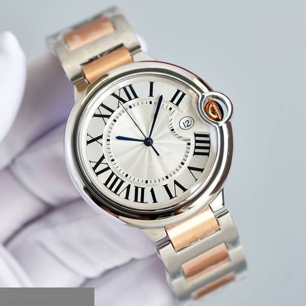 montre de luxe mens watch 42mm automatic mechanical watches for men fashion wristwatches stainless steel classic business life waterproof wr, Slivery;brown
montre de luxe mens watch 42mm automatic mechanical watches for men fashion wristwatches stainless steel classic business life waterproof wr, Slivery;brown