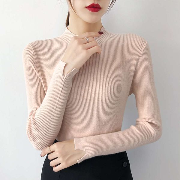 women's sweaters tees sweater half turtleneck bottom shirt with thickened autumn and winter clothing agyl bkhl, White;black
women's sweaters tees sweater half turtleneck bottom shirt with thickened autumn and winter clothing agyl bkhl, White;black