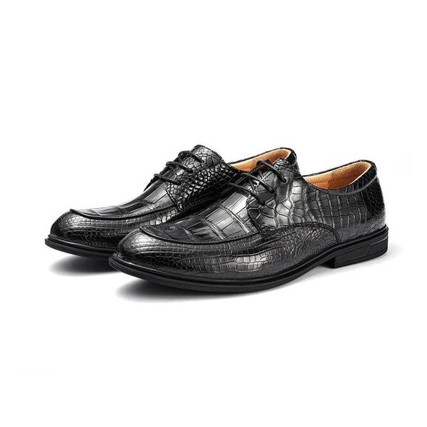 of 2021 the alligator shoes men in europe and us business suits handmade recreational leather dress, Black
of 2021 the alligator shoes men in europe and us business suits handmade recreational leather dress, Black