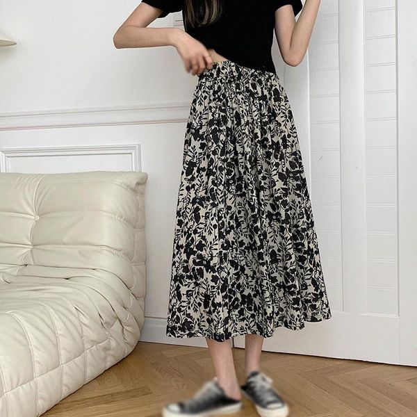 skirts women vintage floral print skirt high waist a-line black summer sweet girls chiffon m l xl
skirts women vintage floral print skirt high waist a-line black summer sweet girls chiffon m l xl