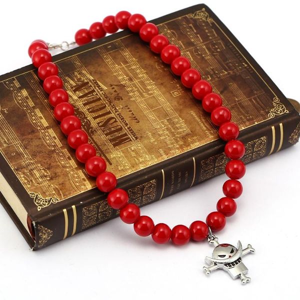pendant necklaces anime one piece portgas d ace red beads necklace white beard pendants & cosplay charm props jewelry hf12119, Silver
pendant necklaces anime one piece portgas d ace red beads necklace white beard pendants & cosplay charm props jewelry hf12119, Silver