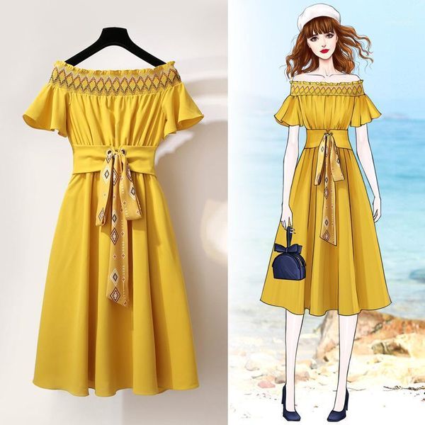 casual dresses slash neck summer dress retro style women beach long adolescent girls elegant party boho dresses1, Black;gray
casual dresses slash neck summer dress retro style women beach long adolescent girls elegant party boho dresses1, Black;gray