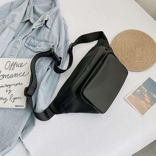woman 2021 waist bag style versatile student purse men's and women's chest black cross bags
woman 2021 waist bag style versatile student purse men's and women's chest black cross bags