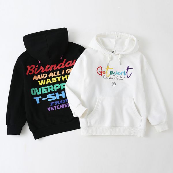 children's hoodie autumn teenage hoodies for girls hooded sweatshirt letters children embroydery loose baby clothes white/black color
children's hoodie autumn teenage hoodies for girls hooded sweatshirt letters children embroydery loose baby clothes white/black color