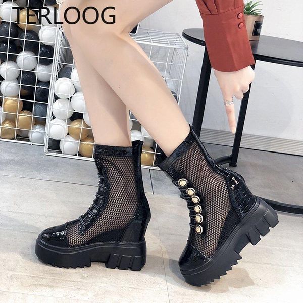 fashion women mesh air breathable flat platform cool boots shoes summer woman designer lady mid calf sandals bottine, Black
fashion women mesh air breathable flat platform cool boots shoes summer woman designer lady mid calf sandals bottine, Black