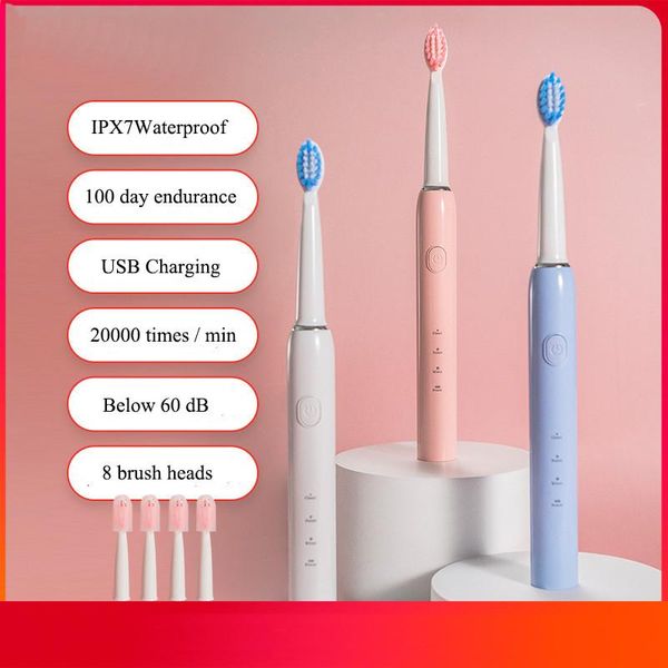 smart electric toothbrush lism sonic with 8 brush heads usb rechargeable waterproof ultrasonic tooth
smart electric toothbrush lism sonic with 8 brush heads usb rechargeable waterproof ultrasonic tooth