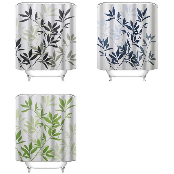 leaf printed shower waterproof polyester toilet partition curtain bathroom with hooks home decor curtains
leaf printed shower waterproof polyester toilet partition curtain bathroom with hooks home decor curtains