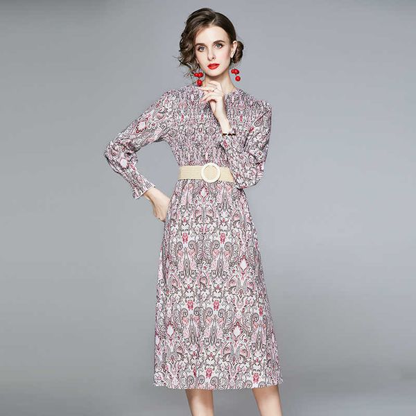 women bohemian vintage print party dress fashion elegant slim female o neck long sleeve holiday dresses vestidos 210525, Black;gray
women bohemian vintage print party dress fashion elegant slim female o neck long sleeve holiday dresses vestidos 210525, Black;gray