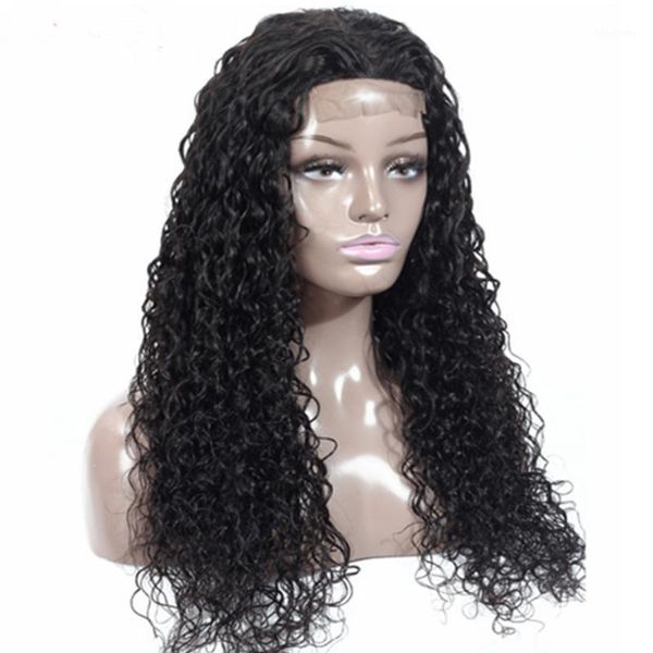 water wave curly human hair wig transparent lace 13x6 front preplucked remy brazilian frontal1, Black;brown
water wave curly human hair wig transparent lace 13x6 front preplucked remy brazilian frontal1, Black;brown