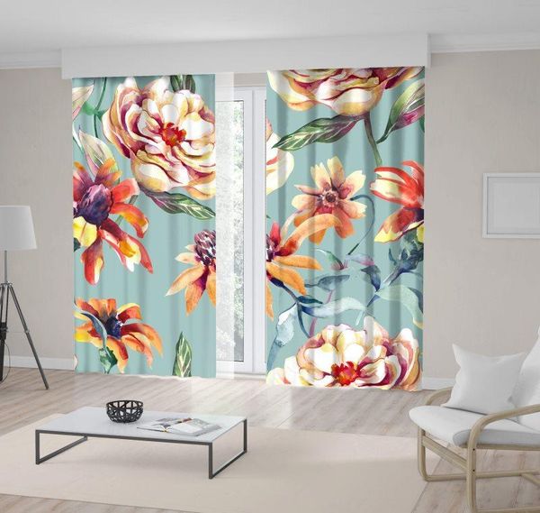 curtain & drapes summer flowers pattern vintage style watercolor artwork blue orange green
curtain & drapes summer flowers pattern vintage style watercolor artwork blue orange green