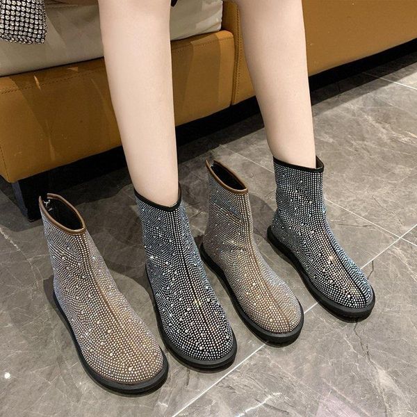 boots drill round style wind autumn women's 2021 net red head mouth fashion middle back, Black
boots drill round style wind autumn women's 2021 net red head mouth fashion middle back, Black