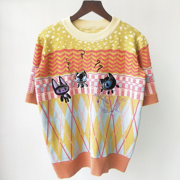 59% off factory outlet store spring and summer embroidery cartoon color contrast age reducing casual round neck short sleeve knitted for wom, White;black
59% off factory outlet store spring and summer embroidery cartoon color contrast age reducing casual round neck short sleeve knitted for wom, White;black