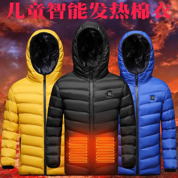 coat self-adjusting warm temperature children's heating clothes cotton usb charging jacket boys and girls intelligent constant temperat, Black
coat self-adjusting warm temperature children's heating clothes cotton usb charging jacket boys and girls intelligent constant temperat, Black