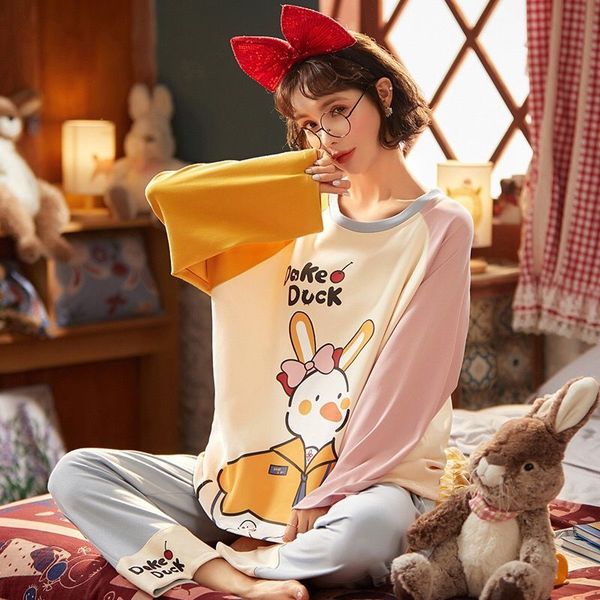 pajama sets women cartoon printed princess peter-pan collar korean-style sweety girls homewear pyjamas kawaii leisure soft daily, Black;red
pajama sets women cartoon printed princess peter-pan collar korean-style sweety girls homewear pyjamas kawaii leisure soft daily, Black;red