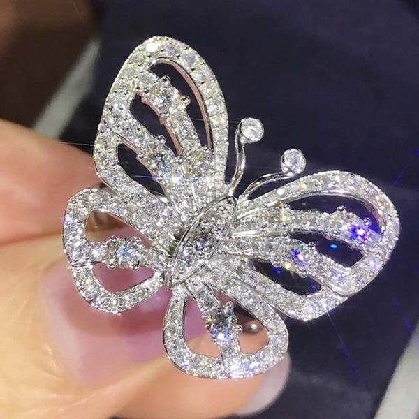 wedding rings zircon luxury lovely butterfly shape ring jewelry for women beautiful party gift, Slivery;golden
wedding rings zircon luxury lovely butterfly shape ring jewelry for women beautiful party gift, Slivery;golden