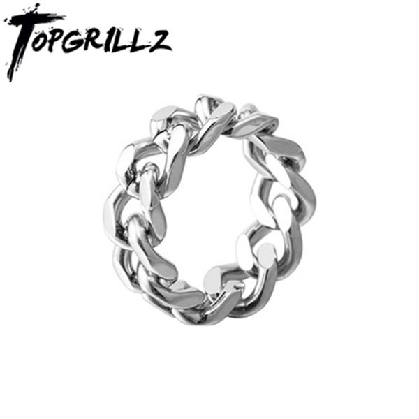 rillz 2021 glossy cuban rings stainless steel ring hip hop fashion mens jewelry accessories for party gift, Silver
rillz 2021 glossy cuban rings stainless steel ring hip hop fashion mens jewelry accessories for party gift, Silver