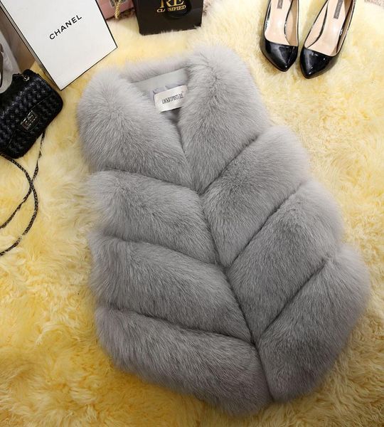 women's fur & faux 2021 women long fake vests jacket female winter fashion vest ladies warm sleeveless coat waistcoat q260, Black
women's fur & faux 2021 women long fake vests jacket female winter fashion vest ladies warm sleeveless coat waistcoat q260, Black