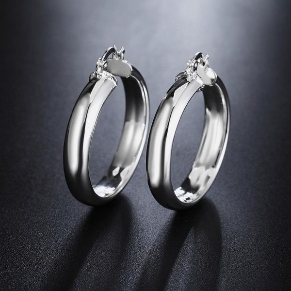 hoop & huggie 925 sterling silver 18k gold 4cm smooth big circle earrings for women christmas gifts fine party brands jewelry, Golden;silver
hoop & huggie 925 sterling silver 18k gold 4cm smooth big circle earrings for women christmas gifts fine party brands jewelry, Golden;silver