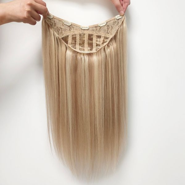 machine weft one piece clip in hair extension piano color 613/27 hairstyle 120grams, Black
machine weft one piece clip in hair extension piano color 613/27 hairstyle 120grams, Black