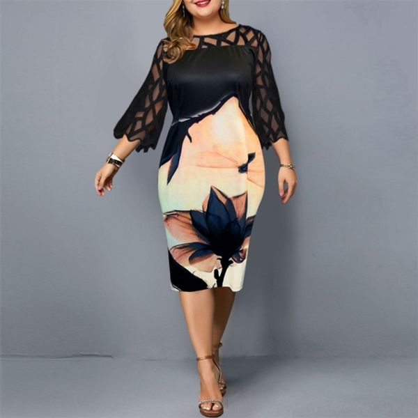 v8lw 2020 plus size es autumn printing lace stitching 7 4 sleeve dress digital lace digital dress large women's wear
v8lw 2020 plus size es autumn printing lace stitching 7 4 sleeve dress digital lace digital dress large women's wear