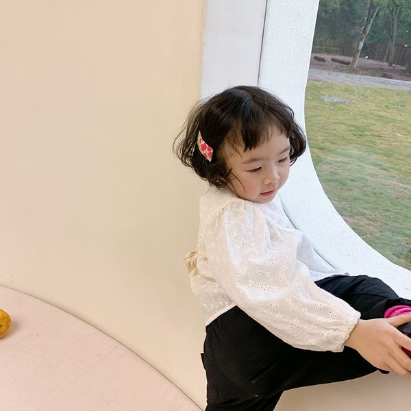 2021 new spring baby girls white lace princess blouses solid color kids toddlers children shirts, White;black
2021 new spring baby girls white lace princess blouses solid color kids toddlers children shirts, White;black