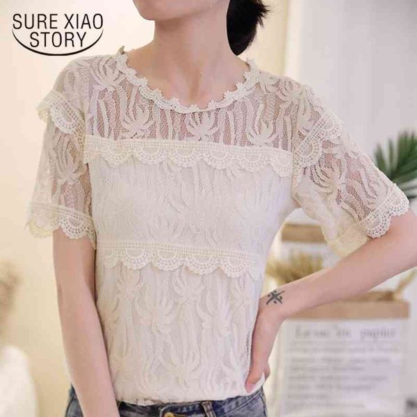womens and blouses shirt blusas mujer de moda women short sleeve lace blouse blusas femininas elegante 4283 50 210528, White
womens and blouses shirt blusas mujer de moda women short sleeve lace blouse blusas femininas elegante 4283 50 210528, White