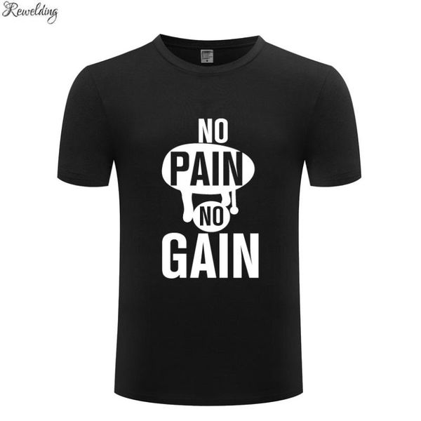 men's t-shirts no pain gain printed t shirt men fashion short sleeve o neck cotton t-shirt summer fitness fans tee, White;black
men's t-shirts no pain gain printed t shirt men fashion short sleeve o neck cotton t-shirt summer fitness fans tee, White;black
