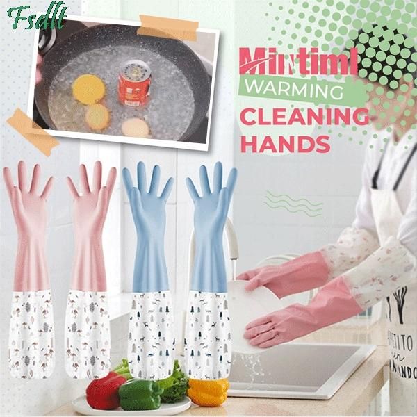 1pair dishwashing cleaning gloves latex long sleeve waterproof plush thick kitchen tool gloveses disposable
1pair dishwashing cleaning gloves latex long sleeve waterproof plush thick kitchen tool gloveses disposable
