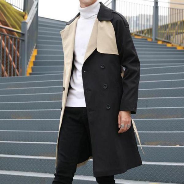 men's trench coats khaki double breasted gentleman long winter for mens fall jackets steampunk stylish overcoats with belt blue, Tan;black
men's trench coats khaki double breasted gentleman long winter for mens fall jackets steampunk stylish overcoats with belt blue, Tan;black