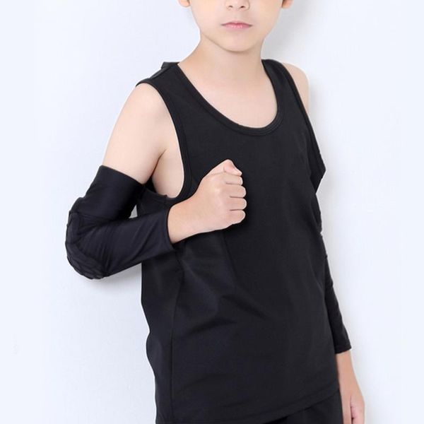sports elbow arm guard protective support band sleeves pads for basketball size ys(single fit 5-6 ye & knee, Black;gray
sports elbow arm guard protective support band sleeves pads for basketball size ys(single fit 5-6 ye & knee, Black;gray