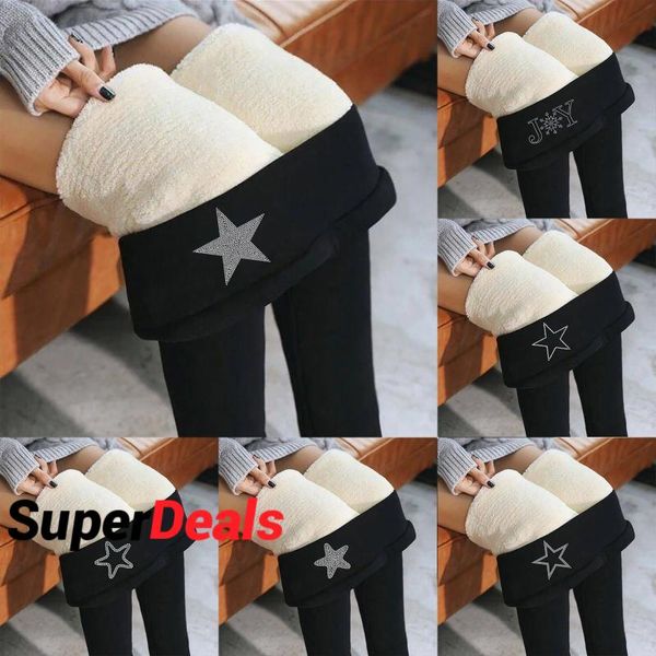 women's leggings women winter thick velvet cashmere high waist pants solid color keep warm skinny ankle-length trousers stretchy leggin, Black
women's leggings women winter thick velvet cashmere high waist pants solid color keep warm skinny ankle-length trousers stretchy leggin, Black