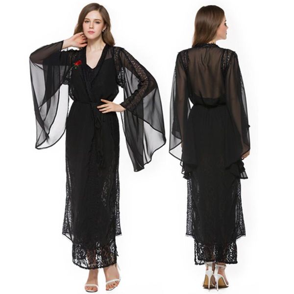 casual dresses yi lin kay 2021 spring and summer personality fashion chiffon stitching embroidered roses hollow out lace-up dress, Black;gray
casual dresses yi lin kay 2021 spring and summer personality fashion chiffon stitching embroidered roses hollow out lace-up dress, Black;gray