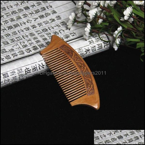 hair brushes care & styling tools products 1pc natural peach wood comb close teeth anti-static head mas wooden beauty aessories drop deliver, Silver
hair brushes care & styling tools products 1pc natural peach wood comb close teeth anti-static head mas wooden beauty aessories drop deliver, Silver