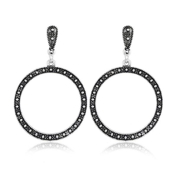 ethnic style retro big circle dangle earrings bohemian & chandelier, Silver
ethnic style retro big circle dangle earrings bohemian & chandelier, Silver