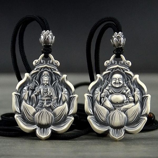 chains design guanyin pendant men and women necklaces amulet bodhisattva maitreya buddhist jewelry safe accessories, Silver
chains design guanyin pendant men and women necklaces amulet bodhisattva maitreya buddhist jewelry safe accessories, Silver