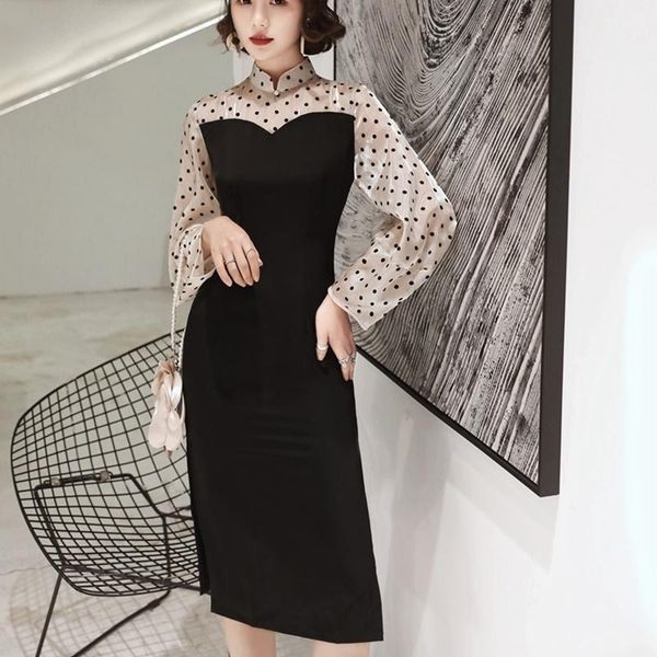 casual dresses women's clothing summer 2021 modern mandarin collar dress polka dot long sleeve slit mermaid for women 20134, Black;gray
casual dresses women's clothing summer 2021 modern mandarin collar dress polka dot long sleeve slit mermaid for women 20134, Black;gray