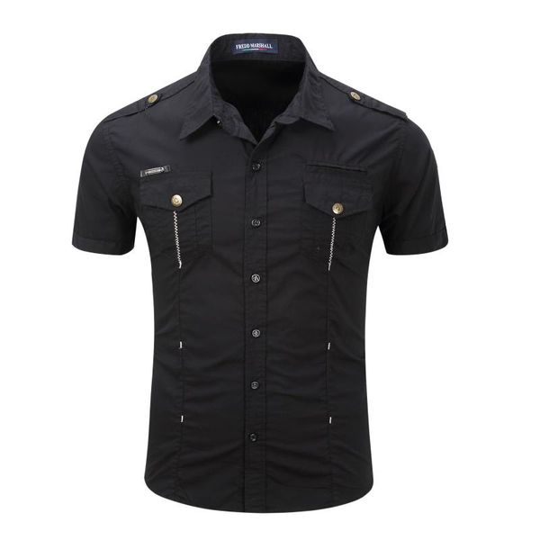 men's casual shirts luxury men gothic fashion clothing short sleeve lapel safari style, White;black
men's casual shirts luxury men gothic fashion clothing short sleeve lapel safari style, White;black