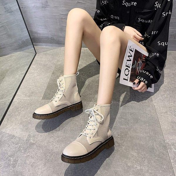 summer 2021 hollow thick bottom casual women's boots wild mesh sandals fashion motorcycle x049, Black
summer 2021 hollow thick bottom casual women's boots wild mesh sandals fashion motorcycle x049, Black