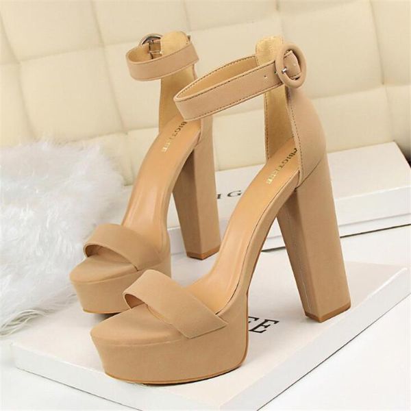 sandals women shoes european and american style thick with ultra high heels nightclub women's waterproof belt buckle, Black
sandals women shoes european and american style thick with ultra high heels nightclub women's waterproof belt buckle, Black