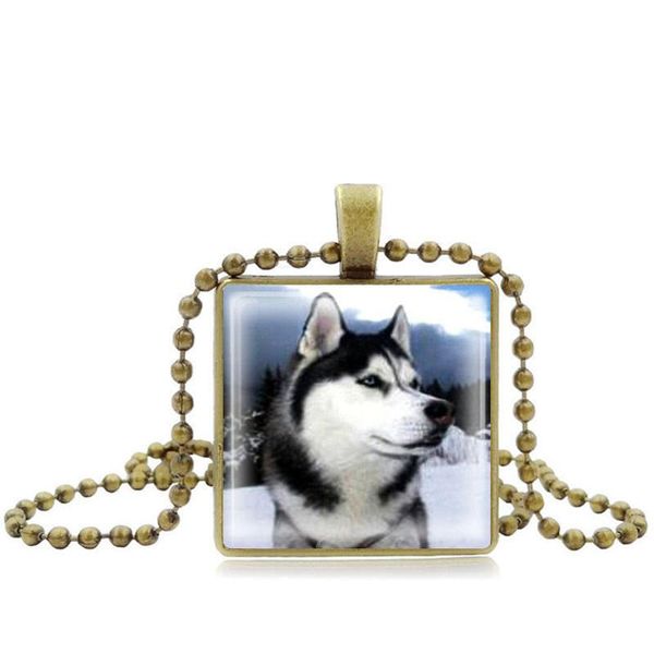 pendant necklaces siberian husky necklace clock time gem stone huskies square shaped glass charm gift for friend pet lovers, Silver
pendant necklaces siberian husky necklace clock time gem stone huskies square shaped glass charm gift for friend pet lovers, Silver