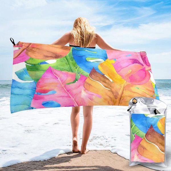towel quick drying pocket blue cyan magenta and pink leaves portable water absorbent no pilling sports bath
towel quick drying pocket blue cyan magenta and pink leaves portable water absorbent no pilling sports bath