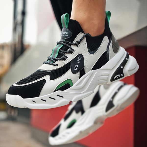 Mens crossover luminous platform shoes lace up sneakers round toe new outdoor casual shoes high quality non-slip running shoes, Blue
Mens crossover luminous platform shoes lace up sneakers round toe new outdoor casual shoes high quality non-slip running shoes, Blue