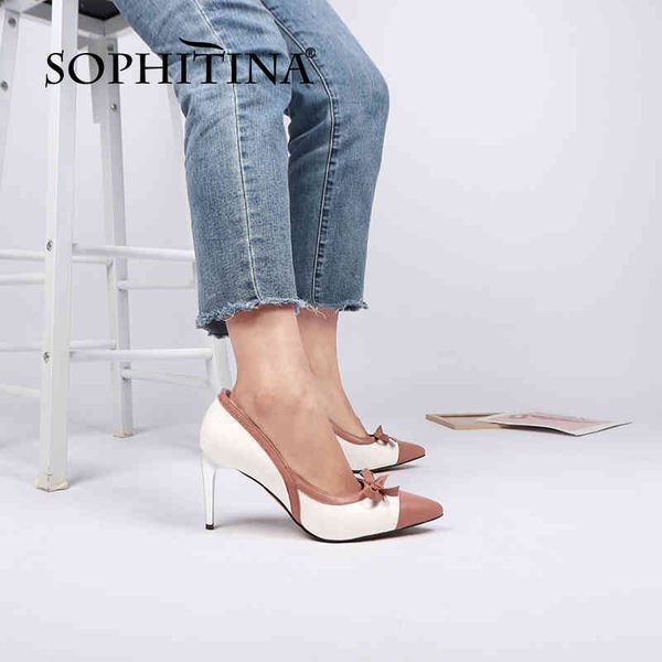 sophitina spring female heel shoes women genuine leather pointed toe butterfly-knot sweet stylish beautiful thin pumps pk24 210513, Black
sophitina spring female heel shoes women genuine leather pointed toe butterfly-knot sweet stylish beautiful thin pumps pk24 210513, Black