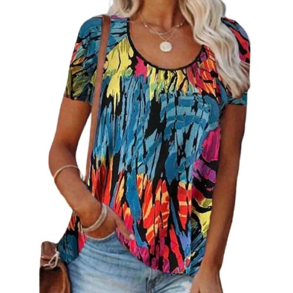 women's t-shirt 5xl plus size women print summer casual short sleeve tee pullover loose ladies streetwear shirt clothes, White
women's t-shirt 5xl plus size women print summer casual short sleeve tee pullover loose ladies streetwear shirt clothes, White