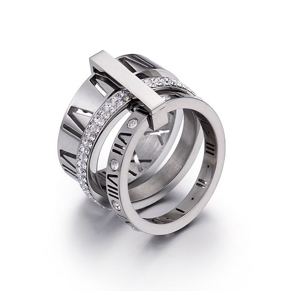 band rings stainless steel rose gold roman numerals ring fashion jewelry ring womens wedding engagement jewelry for women, Silver
band rings stainless steel rose gold roman numerals ring fashion jewelry ring womens wedding engagement jewelry for women, Silver