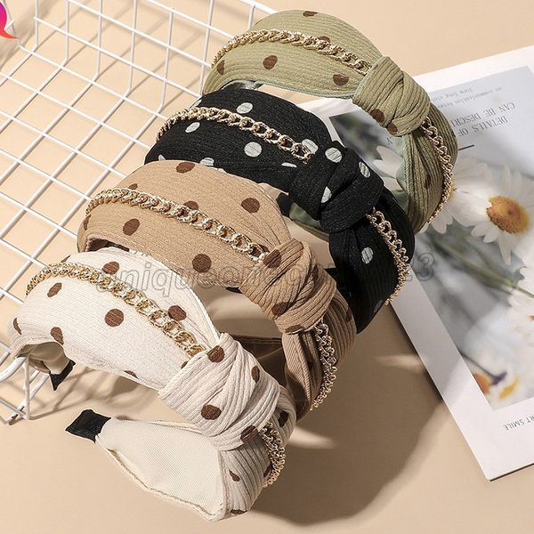 2021 vintage chain dot headbands bezel hairband women clips hair accessories knot headband opaska do wlosow bandeau femme diademas, Silver
2021 vintage chain dot headbands bezel hairband women clips hair accessories knot headband opaska do wlosow bandeau femme diademas, Silver