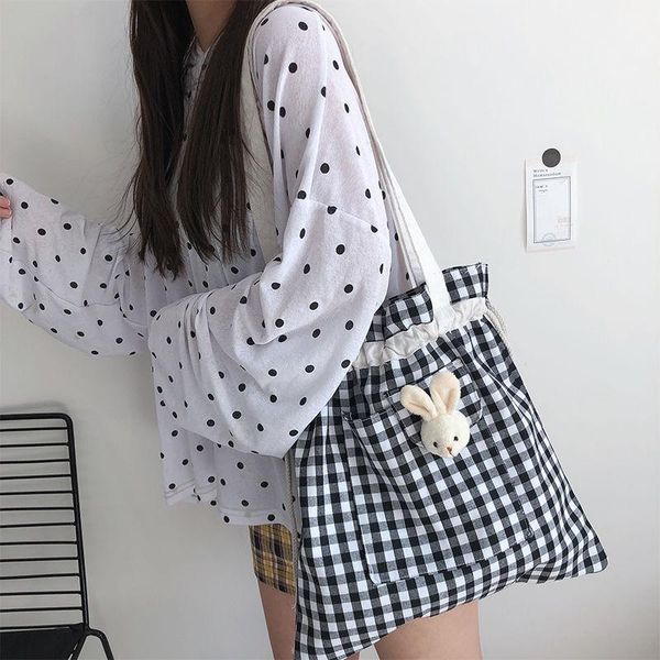 school bags nicemix plaid bag women korean mori girls canvas japanese chic literary fairy student shoulder design 2021
school bags nicemix plaid bag women korean mori girls canvas japanese chic literary fairy student shoulder design 2021