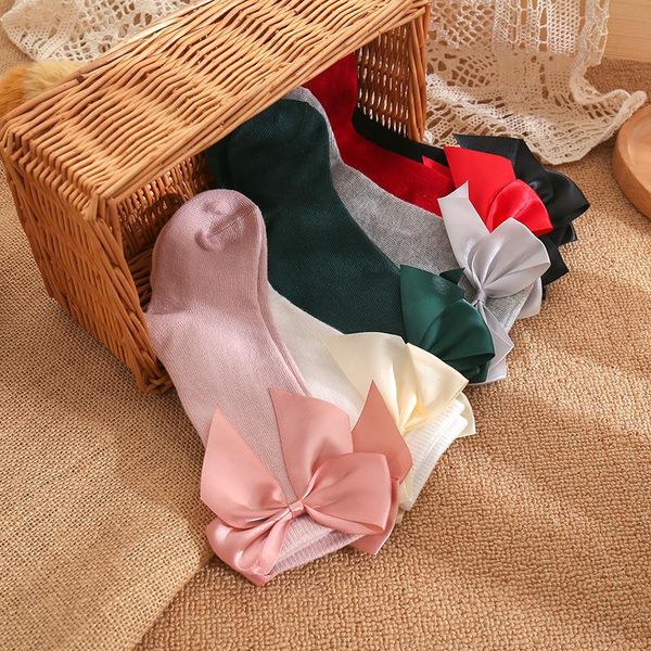 socks cute baby girls autumn toddlers silk big bow soft long christmas sock cotton infant born knee high socken for 0-5 years, Pink;yellow
socks cute baby girls autumn toddlers silk big bow soft long christmas sock cotton infant born knee high socken for 0-5 years, Pink;yellow
