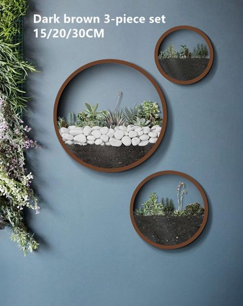 3pcs modern round iron wall vase home living room restaurant hanging flower pot decor succulent plant planters art glas & pots
3pcs modern round iron wall vase home living room restaurant hanging flower pot decor succulent plant planters art glas & pots